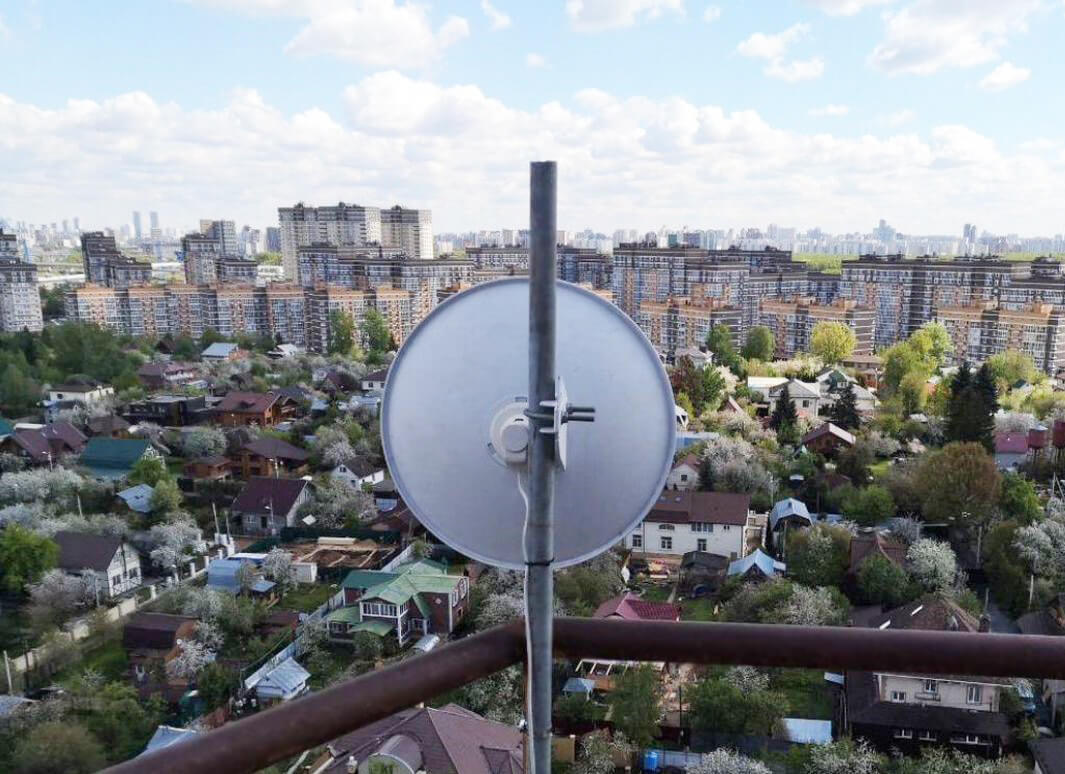 Установка спутникового Интернета Триколор в Хотьково: фото №1